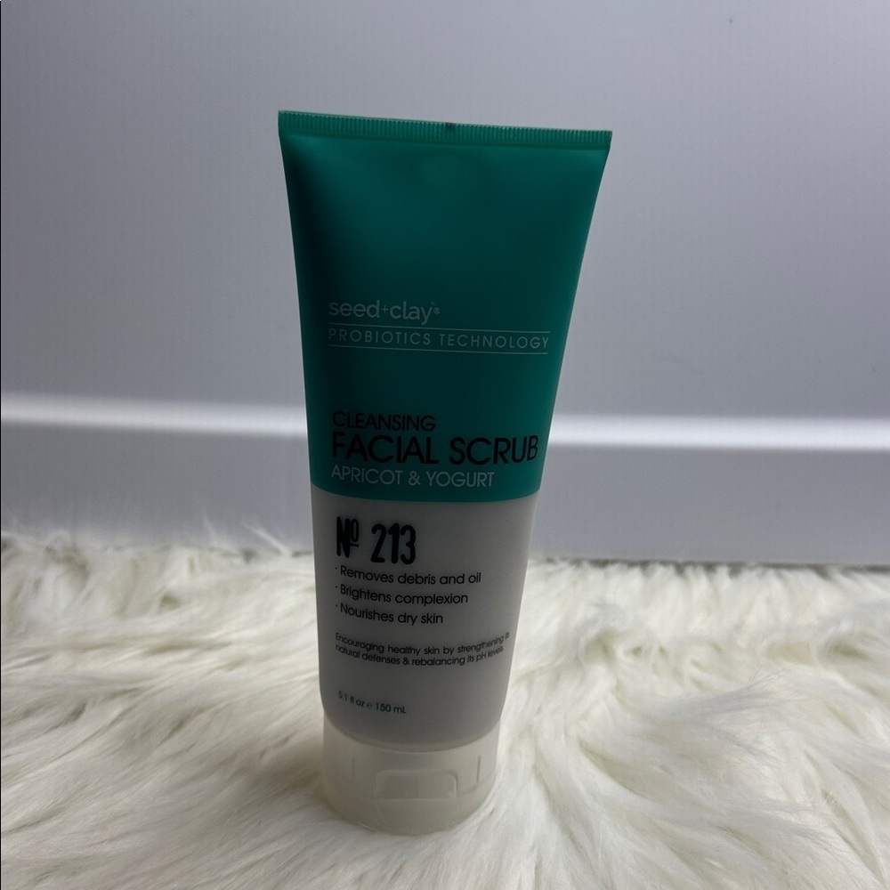 Seed+Clay Probiotics Technology Apricot & Yogurt Facial Scrub (#319) 5.1 oz.